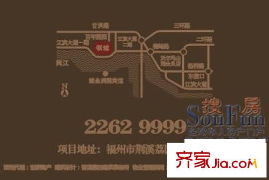 建發(fā)領域交通圖