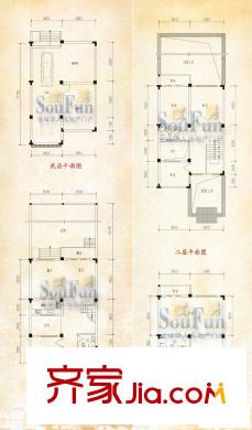 福祿坊別墅戶型圖E戶型01單元  5室2廳3衛(wèi)1廚