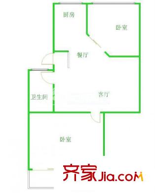 環(huán)球廣場 2室戶型圖
