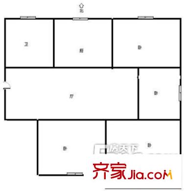 國(guó)貨商廈新村 4室 戶型圖