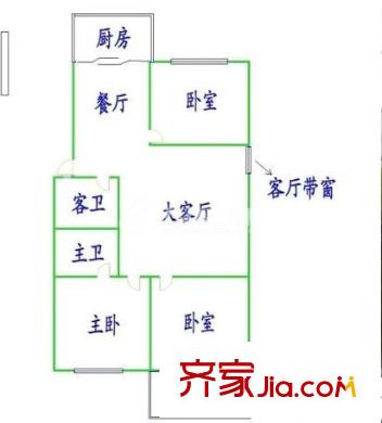 花香園新村 戶(hù)型圖