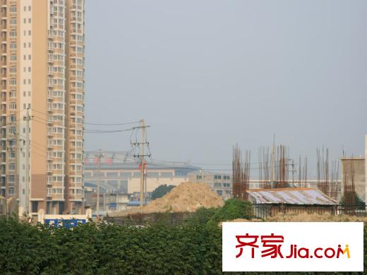 東方威尼斯在建火車南站
