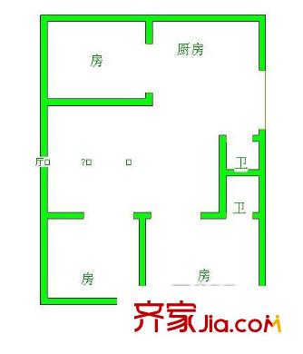 環(huán)南七村 3室戶型圖