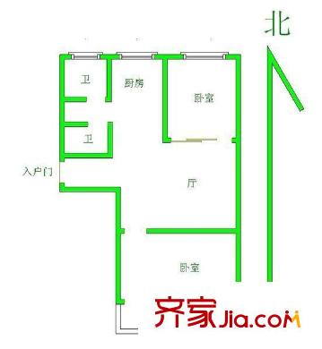 河口新村 戶型圖
