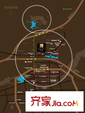 萬(wàn)科金域榕郡?世璽區(qū)位圖