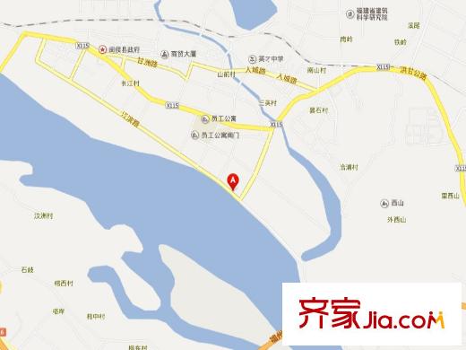 陽(yáng)光城領(lǐng)海?閩江院子項(xiàng)目位置
