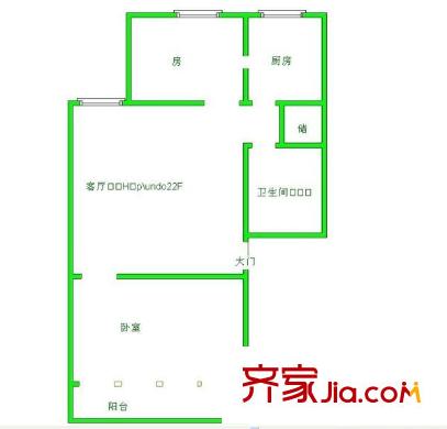 公正新苑 2室 戶型圖