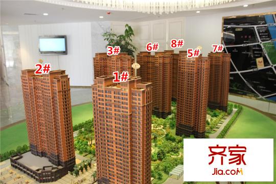 博仕后悅府沙盤圖實(shí)景（2015-9-22）