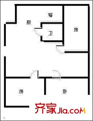 福澳花園 3室 戶(hù)型圖