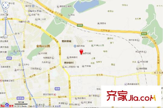 融僑悅城交通坐標圖