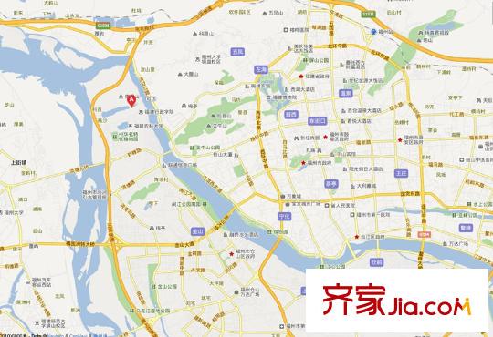 保利?西江林語(yǔ)區(qū)位地圖