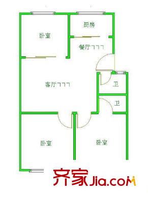北江公寓 戶型圖