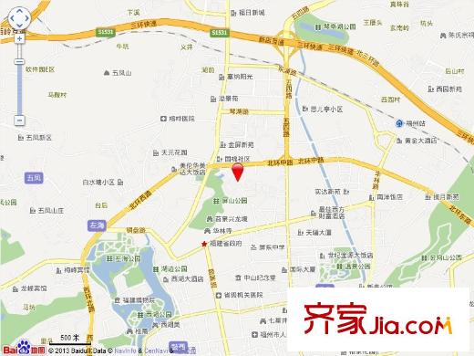 北江公寓交通圖