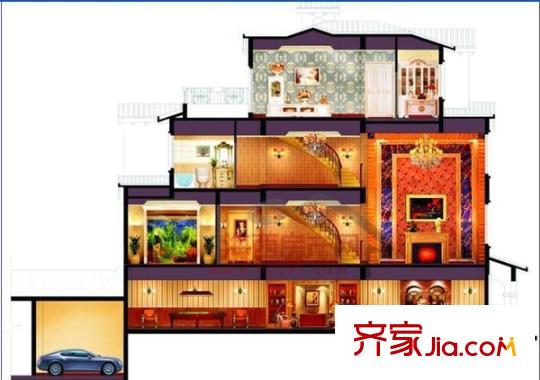 三盛托斯卡納小區(qū) 3室 戶型圖