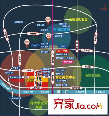 融信雙杭城大區(qū)位圖