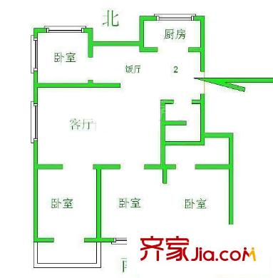 英泰商業(yè)中心 4室 戶型圖