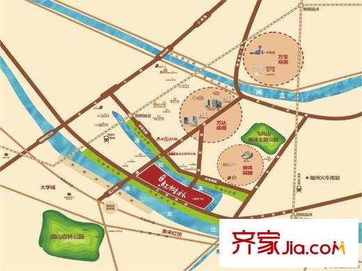 泰禾紅樹林交通圖0502紅樹林區(qū)域地圖