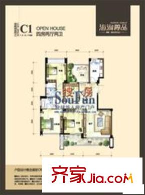 福州 海潤尊品 戶型圖