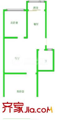 先進(jìn)公寓 2室 戶(hù)型圖