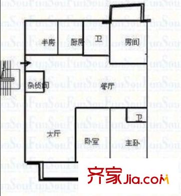 西濱好美家 4室 戶型圖