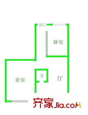 王莊梅園 2室戶型圖