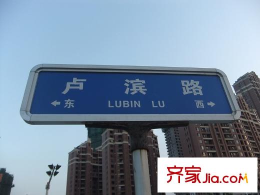 中庚城交通圖路牌指示