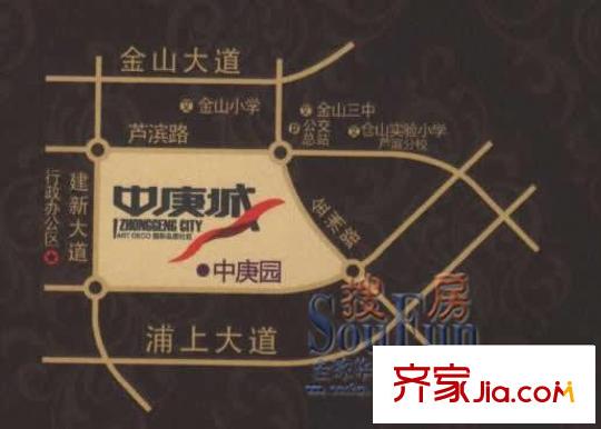 中庚城交通圖
