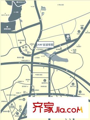 萬科金域榕郡交通圖
