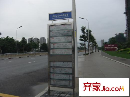 泰禾紅峪A區(qū)交通圖公交站牌