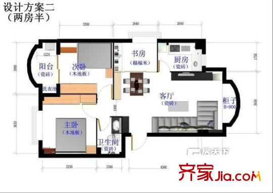 青口凱景公寓 戶型圖