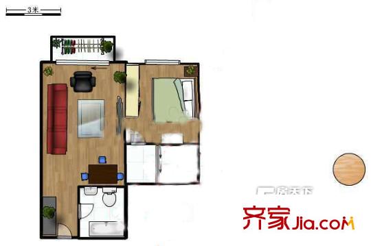 青口凱景公寓 戶型圖