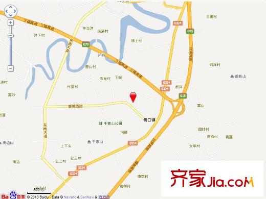 青口凱景公寓交通圖