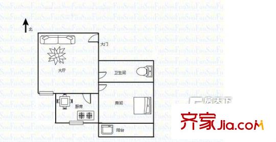 臨江新天地藤山苑 戶型圖