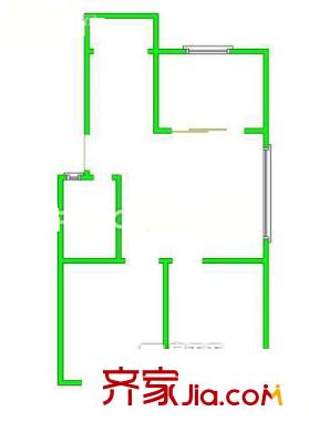 建行宿舍 3室 戶型圖