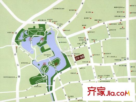 菁華領(lǐng)秀交通圖