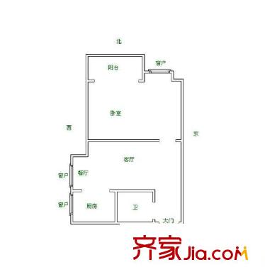 金星領(lǐng)世館 2室 戶型圖