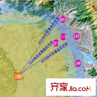 正祥橘郡交通圖交通區(qū)位圖