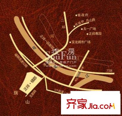 正祥橘郡交通圖