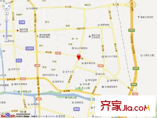 鼓山商貿(mào)城交通圖