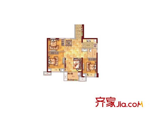 貴安新天地貴嵐苑 戶型圖