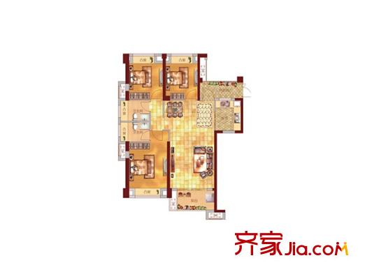 貴安新天地貴嵐苑 戶型圖