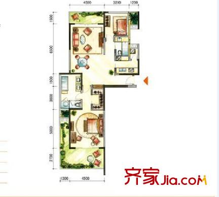 福建人才公寓  戶型圖