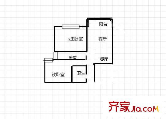 鳳舞家園 2室 戶型圖