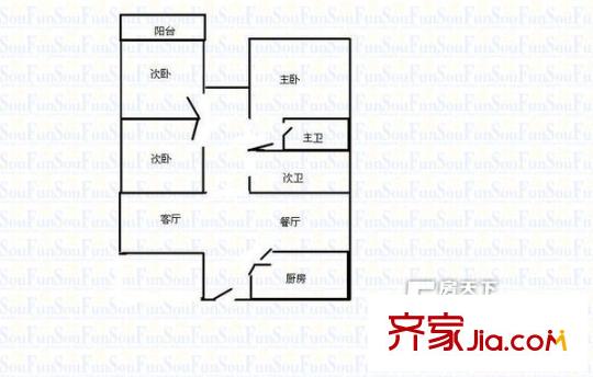 惠航大廈 戶型圖