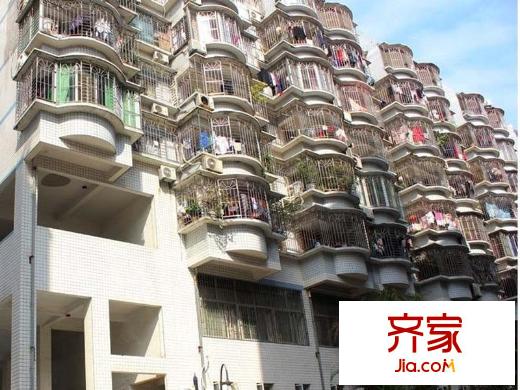 富城小區(qū)外景圖 