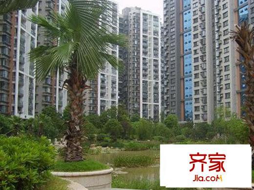 漢口春天外景圖高層實(shí)景