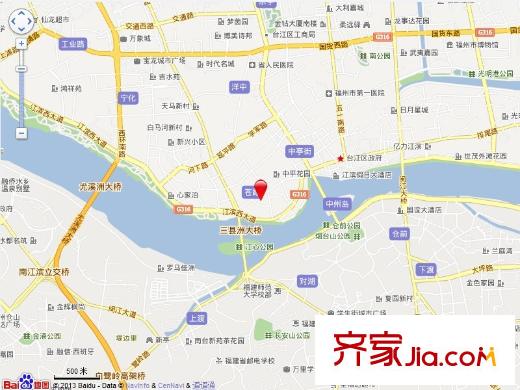 蒼霞新城嘉盛苑交通圖