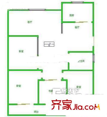 英惠大廈 4室戶型圖