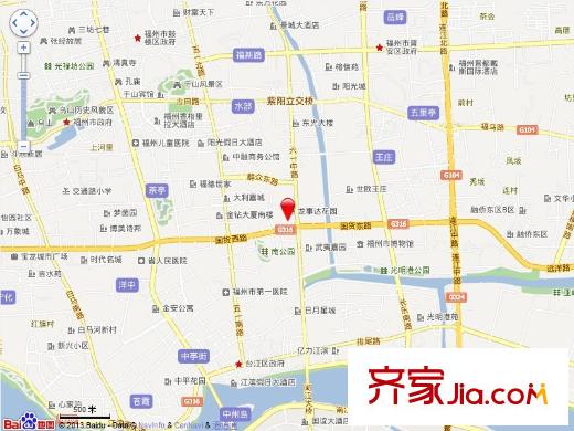 龍事達(dá)花園交通圖
