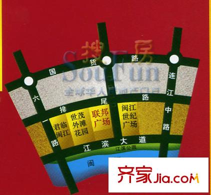 聯(lián)邦廣場交通圖